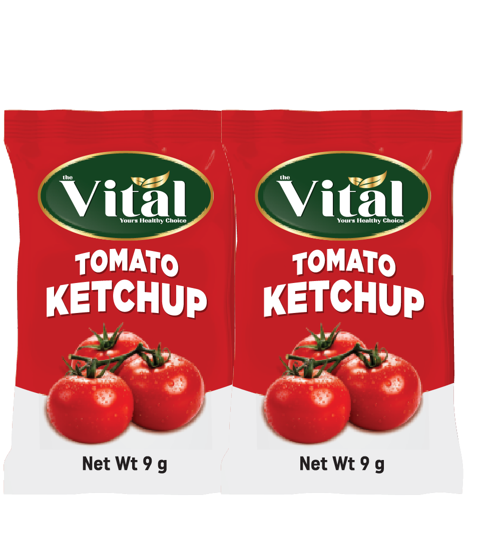 Vital Tomato Ketchup β Sachets & Bottles | Multiple Sizes | Bulk Pack for Restaurants, Hotels, Cafes, Catering & Takeaway Use