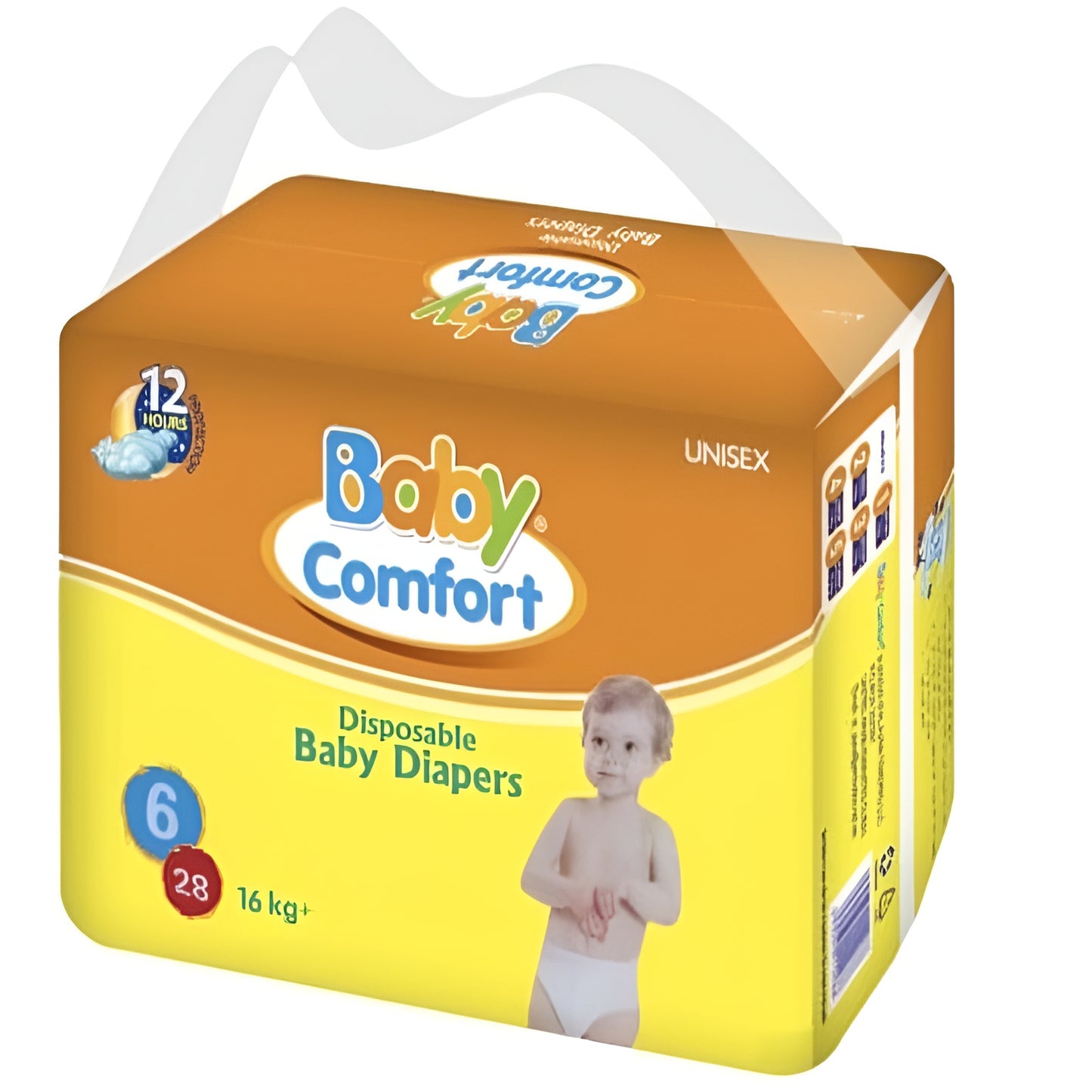 Baby Comfort Diapers Size 6 XXL – 112 Pcs | 16kg+ Maximum Absorption | AED 125 Bulk Deal