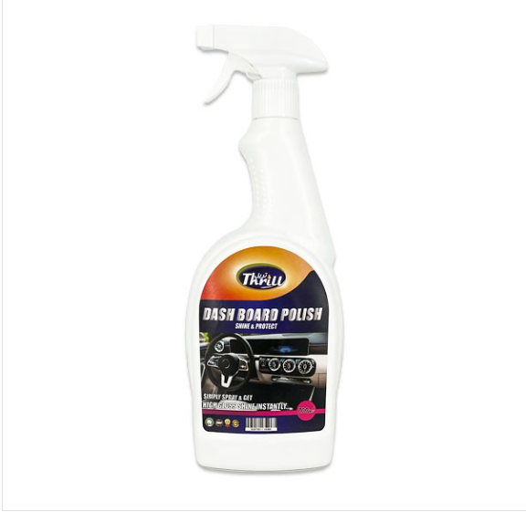 Thrill Dashboard Polish 700ML – Pack of 3 | Premium Car Interior Cleaner & Protector | Long-Lasting Shine for Dashboard, Vinyl, Plastic & Leather