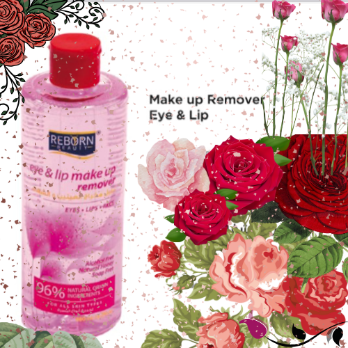 Reborn Beauty Makeup Remover Eye & Lip 500ml β Gentle & Effective Makeup Cleanser β Removes Waterproof Makeup β Non-Greasy Formula β UAE