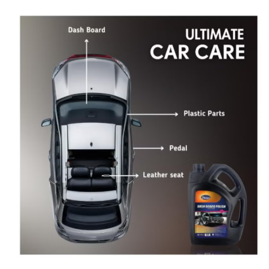 Thrill Dashboard Polish 3L – Premium Interior Protector | Long-Lasting Shine, Dust Repellent & UV Protection | Safe for Plastic, Vinyl & Leather Surfaces