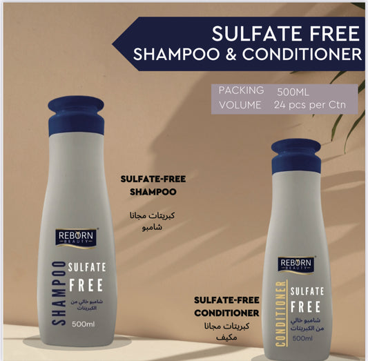 Reborn Beauty Sulfate Free Shampoo & Conditioner 500ml