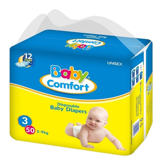 Baby Comfort Diapers Size3 5kg-9Kg 50Pcs/Pack 4Pack/Ctn 200Pcs/Ctn