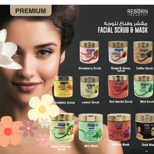 Reborn Beauty Facial Scrub & Mask 500ml