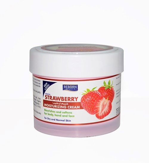 Intensive Moisturizing Cream Strawberry - for dry and normal skin 500ml