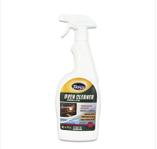 Thrill Tri Clean Oven Cleaner Spray 700ML – Pack of 3 | Heavy-Duty Grease Remover, Fast Action, Non-Scratch Formula for Ovens, Grills & Stovetops