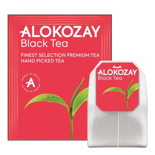 Alokozay Premium Black Tea - 100 Individual Enveloped Tea + Mug - Limited Edition