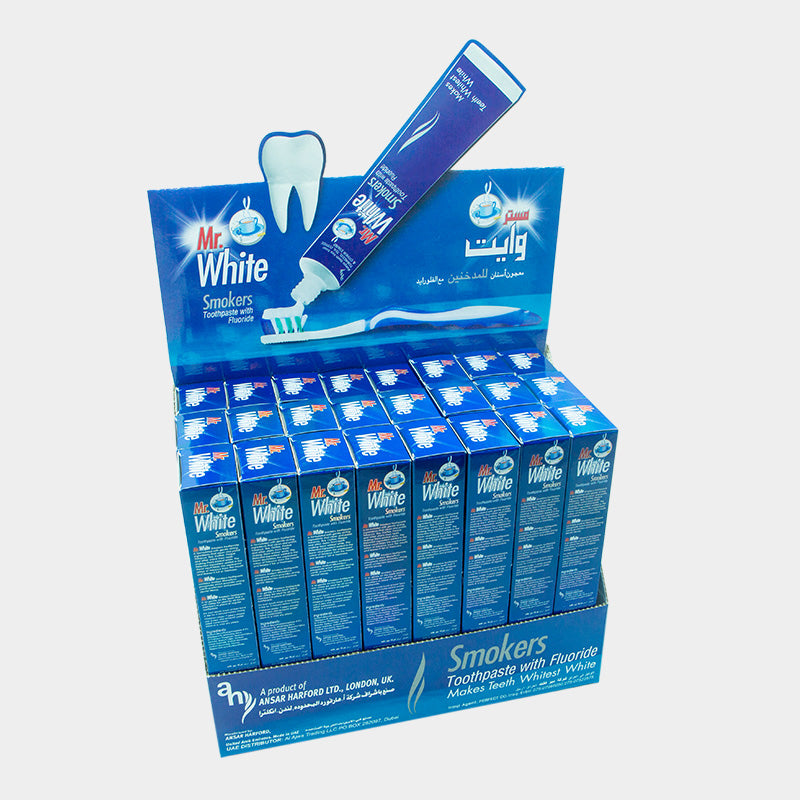 MR. WHITE Smokers Toothpaste 100gr 12pcs/Ctn